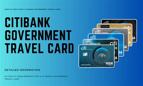citibank government travel card.